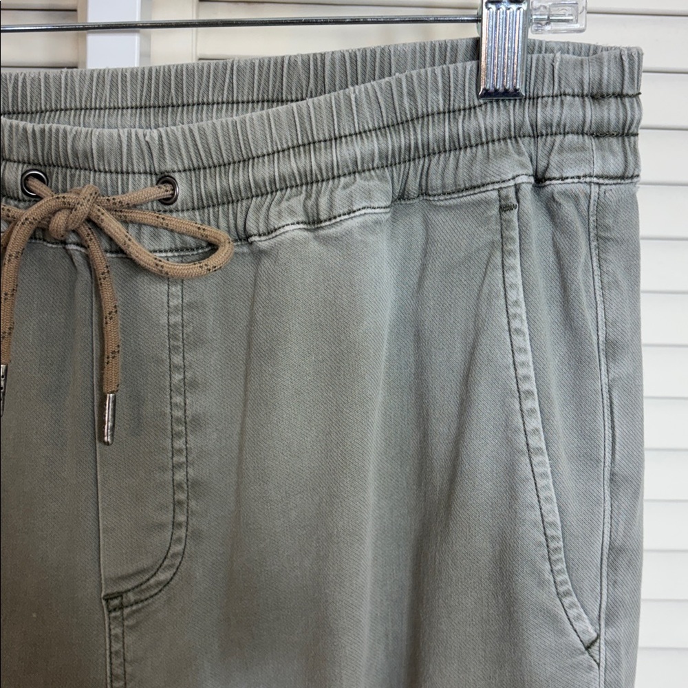 FAHERTY Essential Drawstring Pants Green Medium - image 6